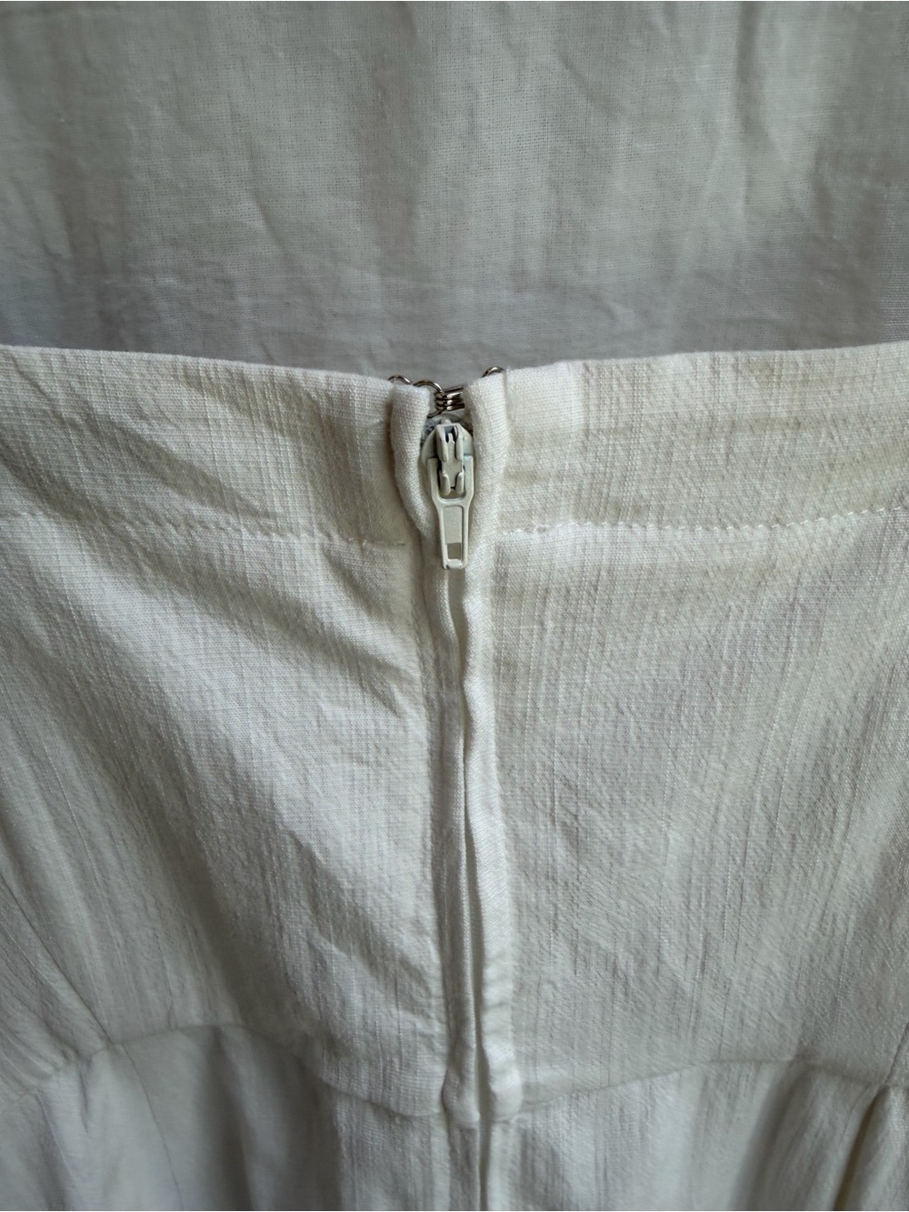 ModCloth White Ruffle Strap Dress - Picture 4 of 13